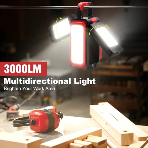 SYLSTAR 3000LM Rechargeable Camping Light for Emergency Garage
| SYLSTAR Battery Powered Camping Lantern with Rotatable