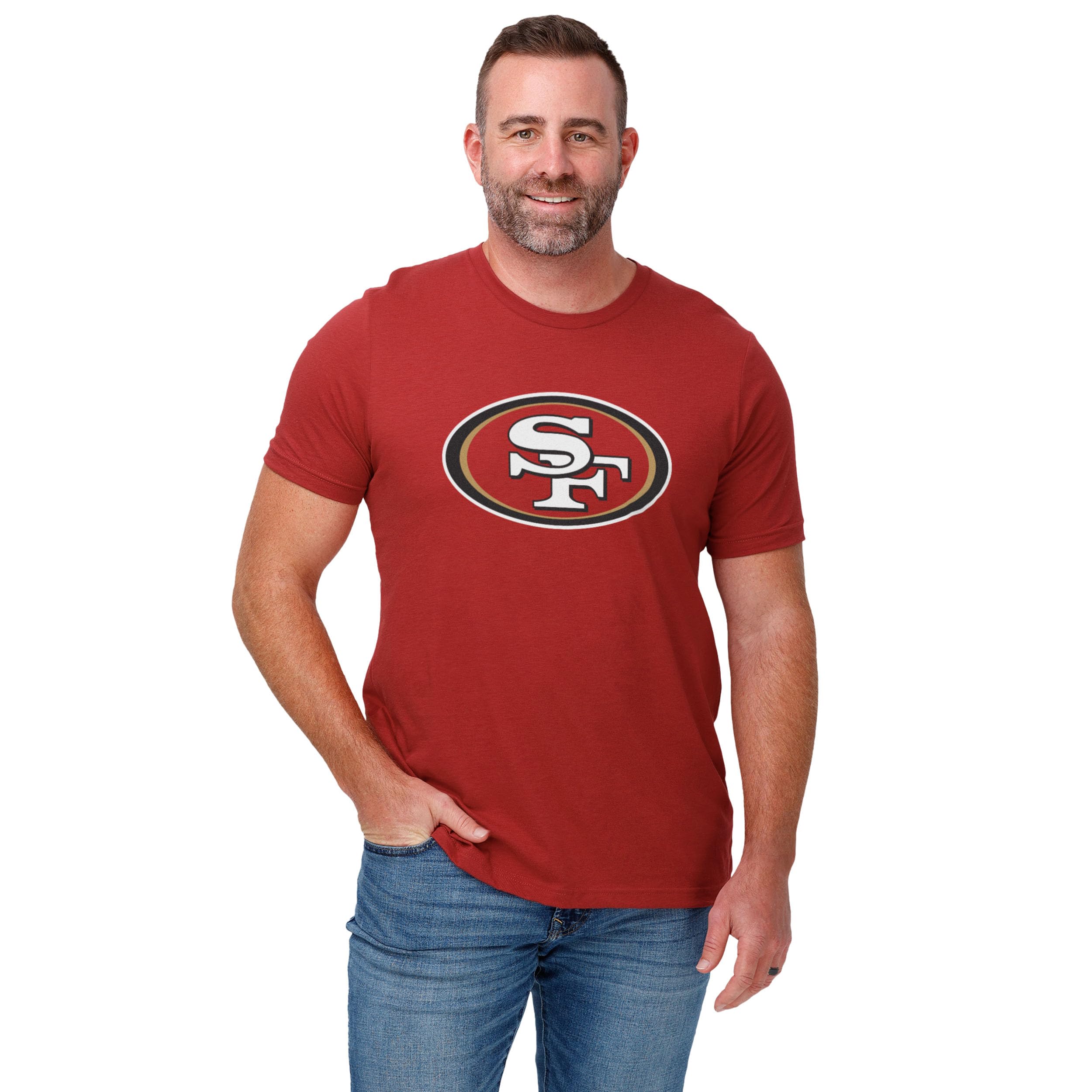 FOCO Men's NFL Team Primary Logo Team Color Short Sleeve T-Shirt + Attributes + Use Cases + Key Features + Specification